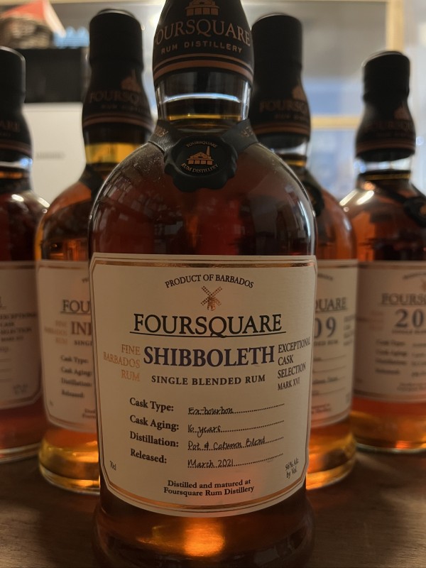 Rhum Foursquare shibboleth 16 years  exceptionnel cask selection 56°