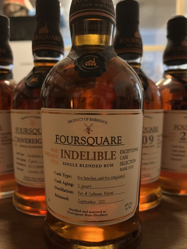 Rhum Foursquare indelible 11 years exceptionnel cask selection 48°