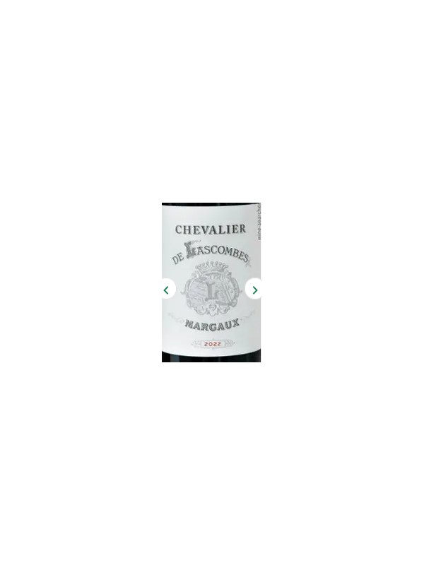2020 Chateau Lascombes 'Chevalier de Lascombes', Margaux, France  demi bouteille 37.5cl