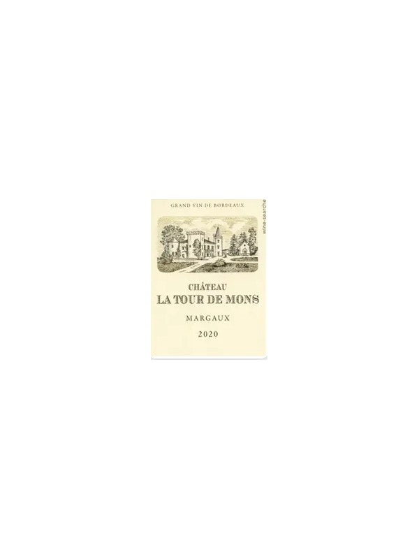 Chateau La Tour de Mons 2020 Chateau La Tour de Mons   demi bouteille 37.5cl