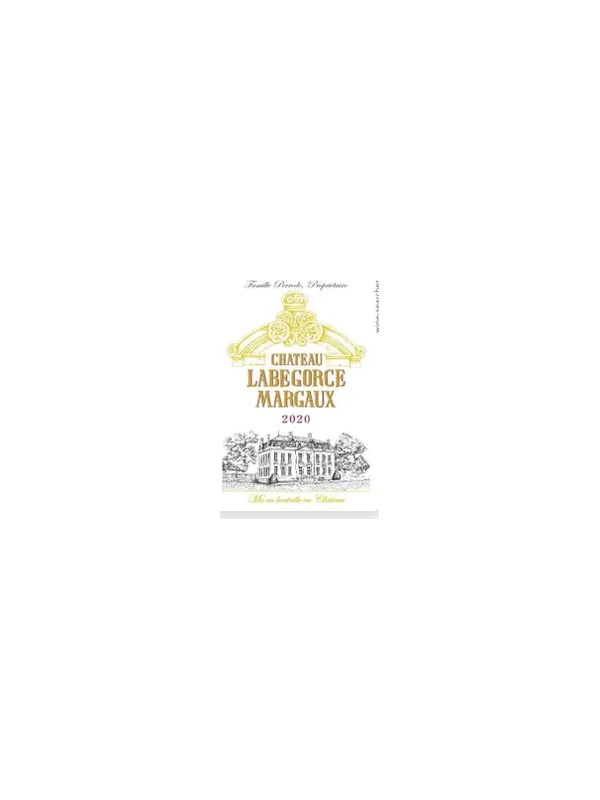 Chateau Labegorce Margaux 2020 France demi bouteille 37.5 cl