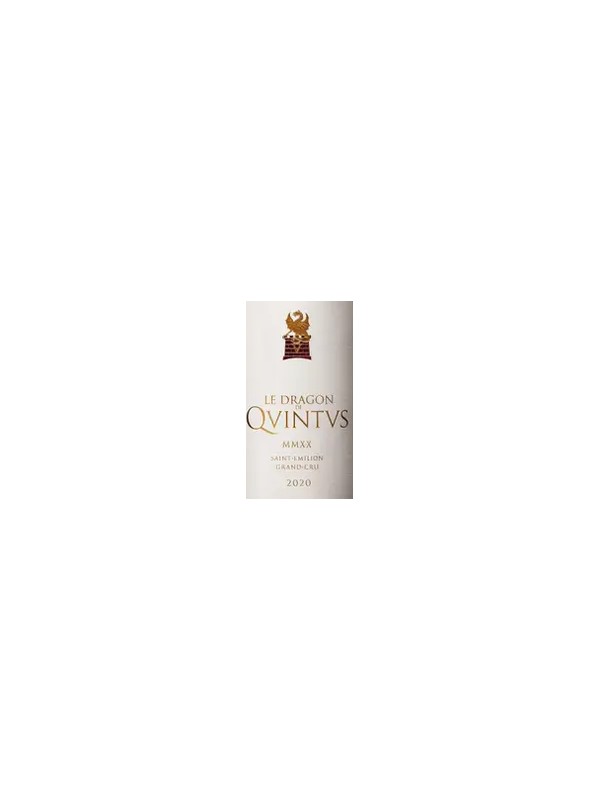 Chateau Quintus 'Le Dragon de Quintus' Saint-Emilion Grand Cru 2020 demi bouteille 37.5 cl