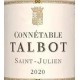 Chateau Talbot 'Connetable Talbot' Saint-Julien 2021  demi bouteille 37.5cl