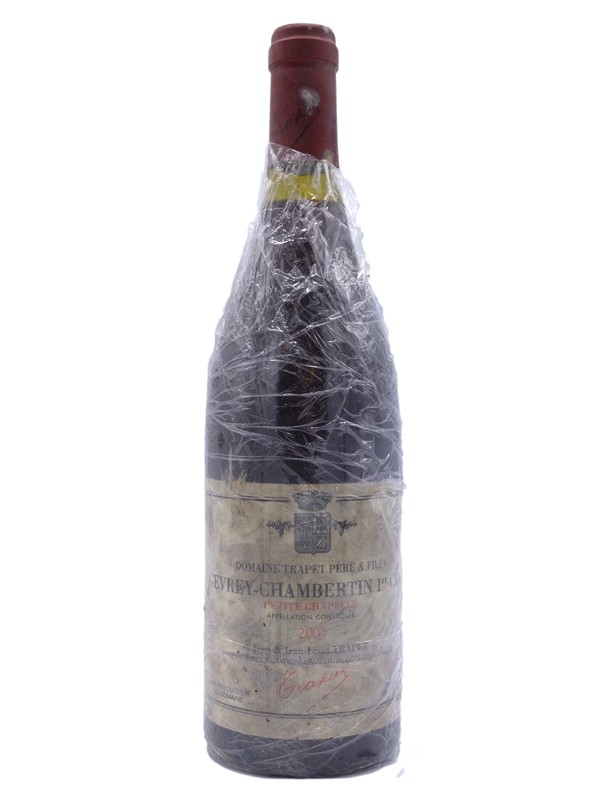 Gevrey Chambertin 1er cru la petite chapelle Jean Louis Trapet 2004